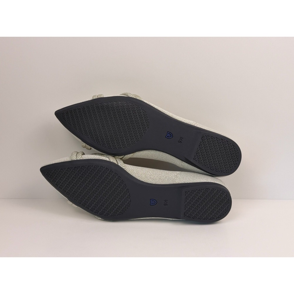 Rothy's The Knot Point II Women's Size 9.5 Diamond Metallic 185-001 - Picture 4 of 6